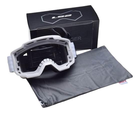 Gogle ls2 charger białe clear visor | AK7202001002