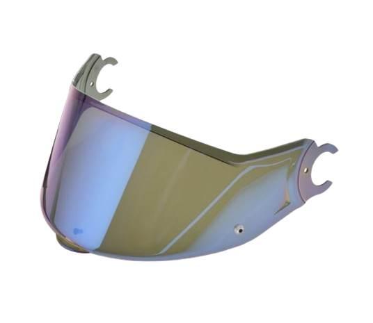 Szyba kasku ff313 lustrzanka niebieska | AK800313VI17