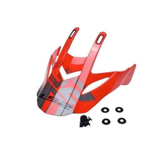 Daszek kasku mx436 evo evolve red white | AK800436PEK24