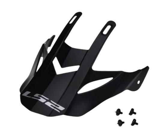 Daszek kasku mx436 matt black | AK800436PK02