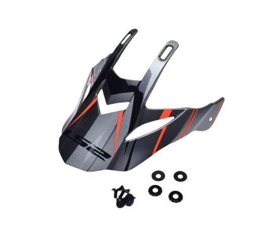 Daszek kasku mx436 evo knight titan orange