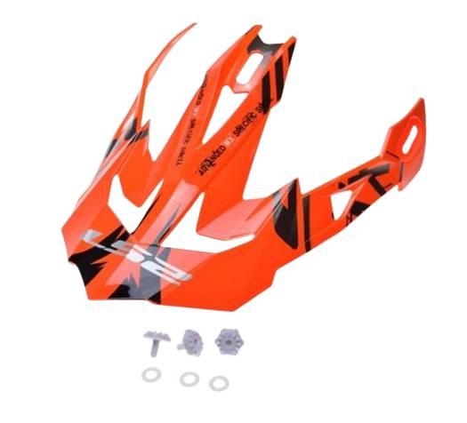 Daszek kasku mx470 emperoe black orange | AK800470PK26