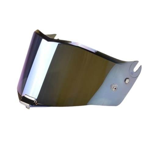 Szyba kasku ff805 lustrzanka niebieska | AK800805VIS17