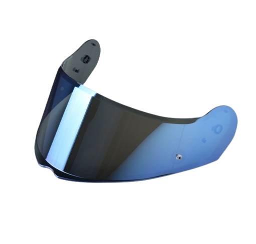 Szyba kasku ff908 lustrzanka niebieska | AK806908VIS17