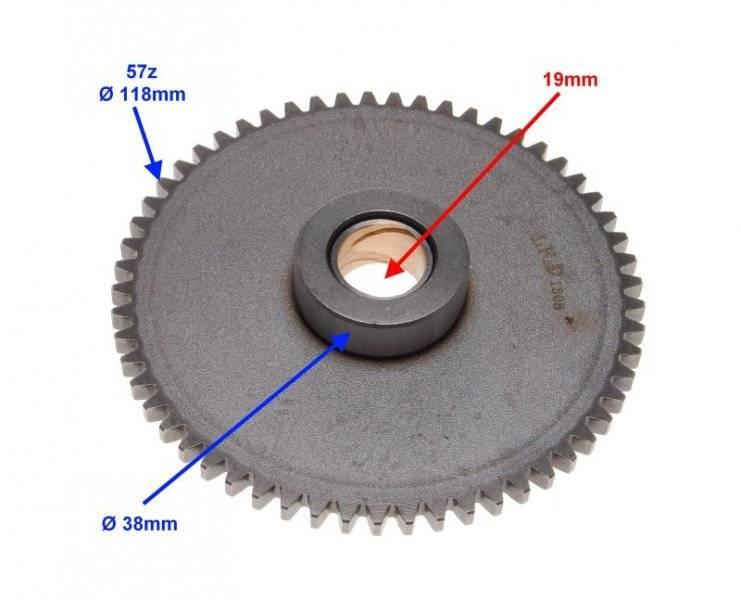 Wolne koło rozrusznika romet zetka | RZK0216 - zdjęcie 3