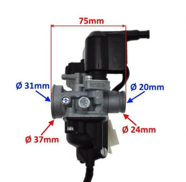 Gaźnik phva17.5mm liberty 50 2t fly 50 2t nrg - zdjęcie 4