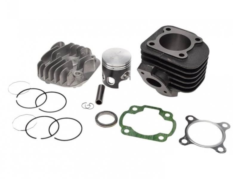 Cylinder 70 cc 2t tłok z okienkami sworzeń 12