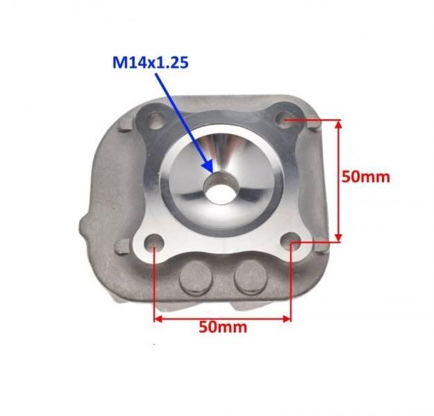 Cylinder 70 cc 2t tłok z okienkami sworzeń 12 - zdjęcie 3