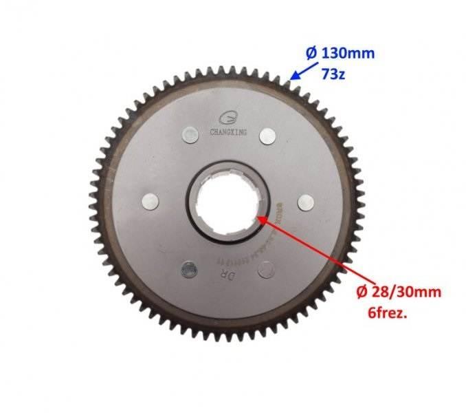 Kosz sprzęgłowy shineray xy150-17 | ZQG0111 - zdjęcie 4