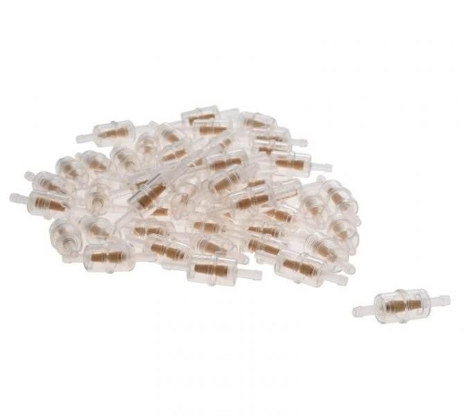 FILTR PALIWA MINI NA WĄŻ 5 mm MOTOFILTRO 50 SZT