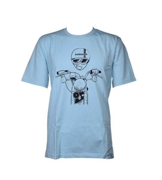 T-shirt simson ocean blue s51 kumpel xxl