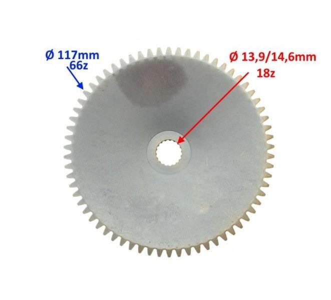 Tarcza wariatora piaggio zip 50 2t 4t | PZIP01025B - zdjęcie 2