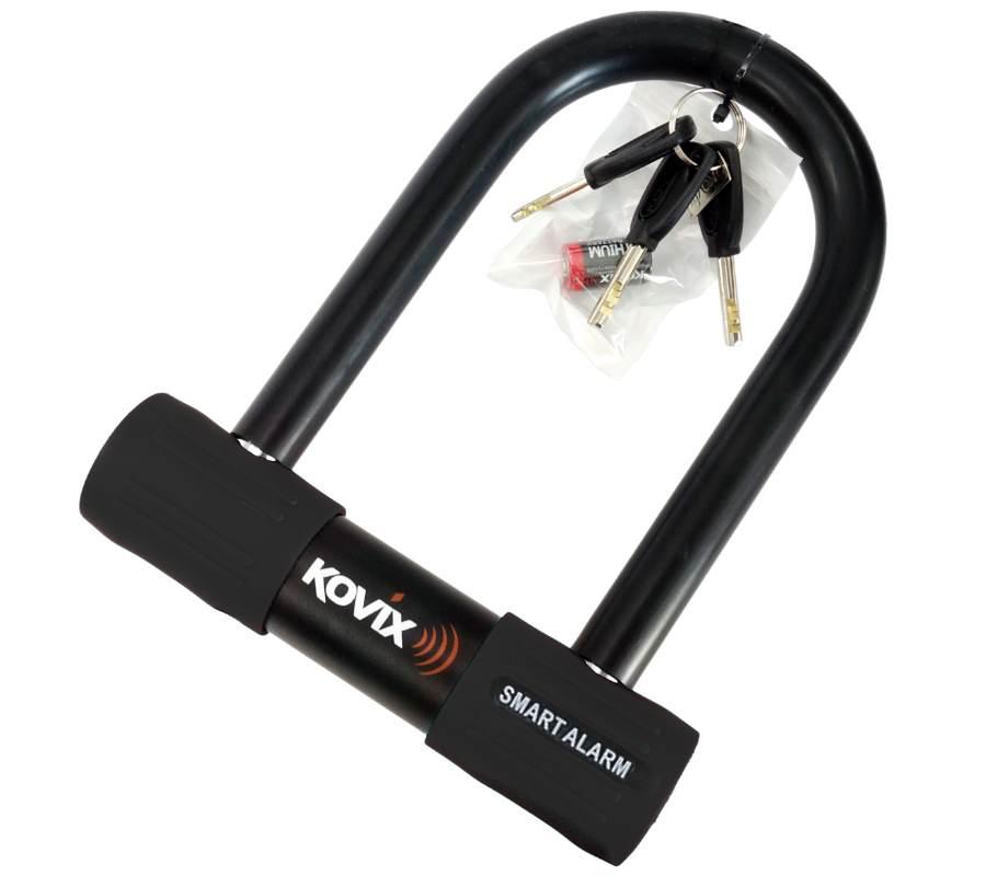 Kłódka u-lock z alarmem ktl14-150 czarna - zdjęcie 3