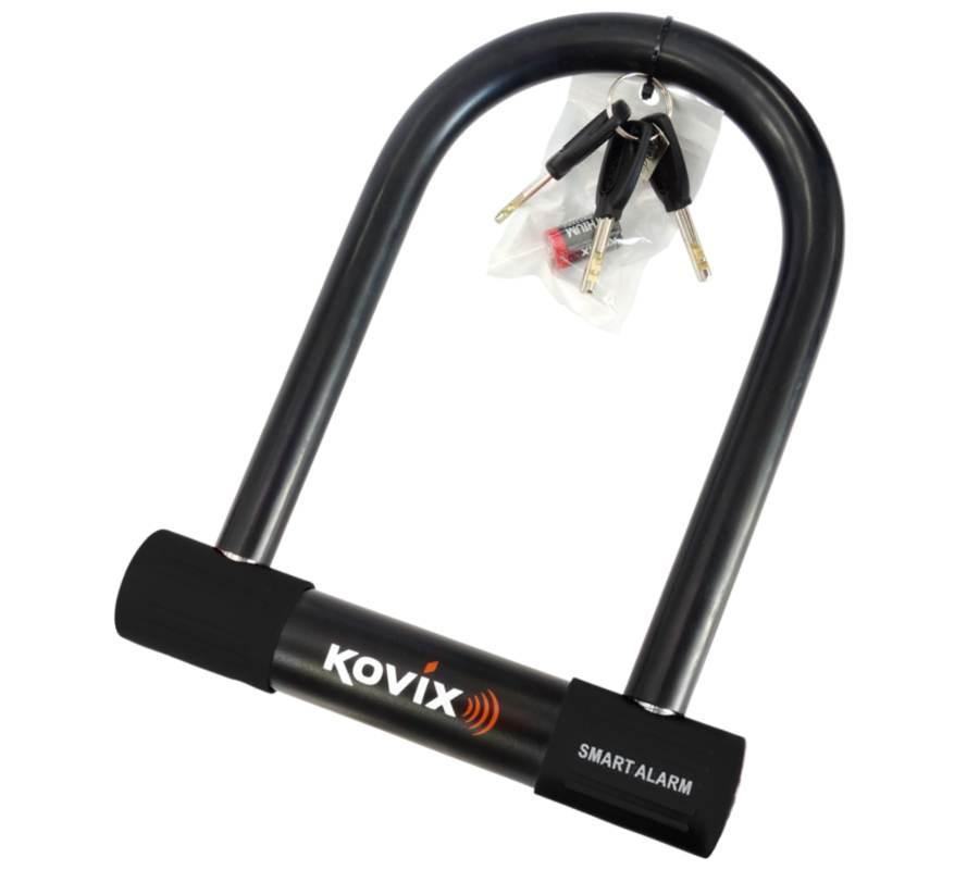 Kłódka u-lock z alarmem ktl16-210 czarna - zdjęcie 3
