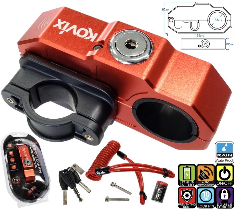 Grip lock z alarmem czerwony | BTHKOV004
