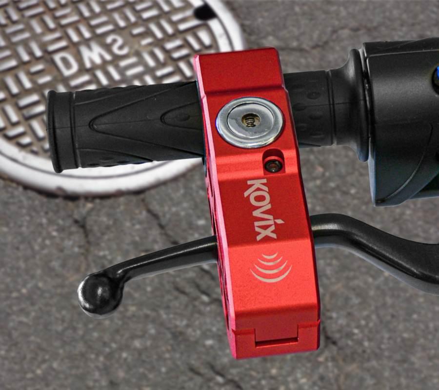 Grip lock z alarmem czerwony | BTHKOV004 - zdjęcie 3