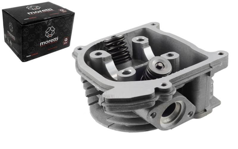 Głowica skuter 4t 50cc 139qmb bez zaworu recyrkulacji długie zawory - zdjęcie 2
