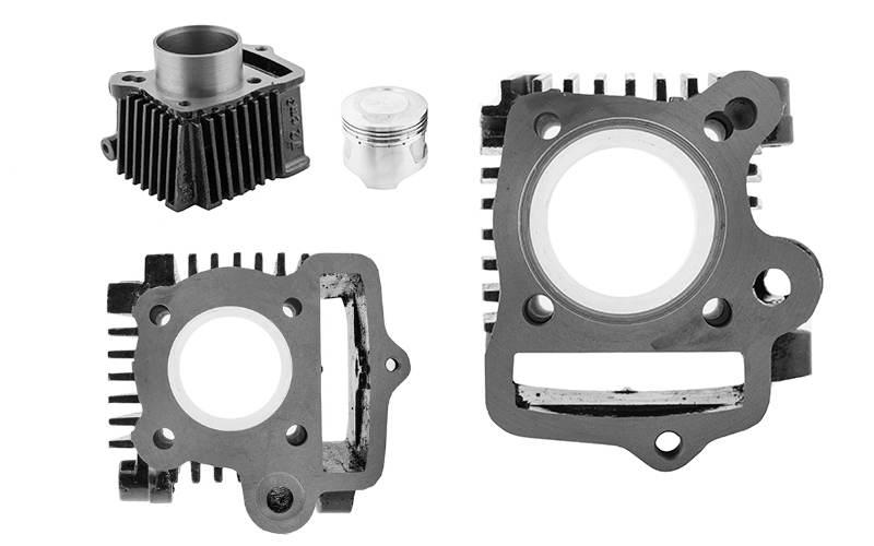 Cylinder i głowica 4t 80cc 139fmb srebrne - zdjęcie 2