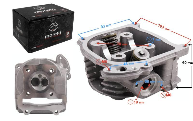 Głowica skuter 4t 50cc 139qmb | CIGSKG0504TAPOPFOG000HU5