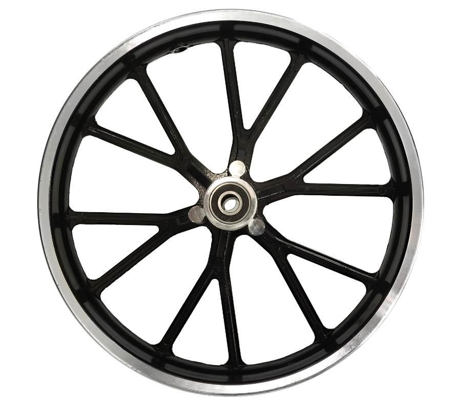 Felga przednia 10x2,5 rozstaw 42 mm mini dirt bike 49cc czarna - zdjęcie 2