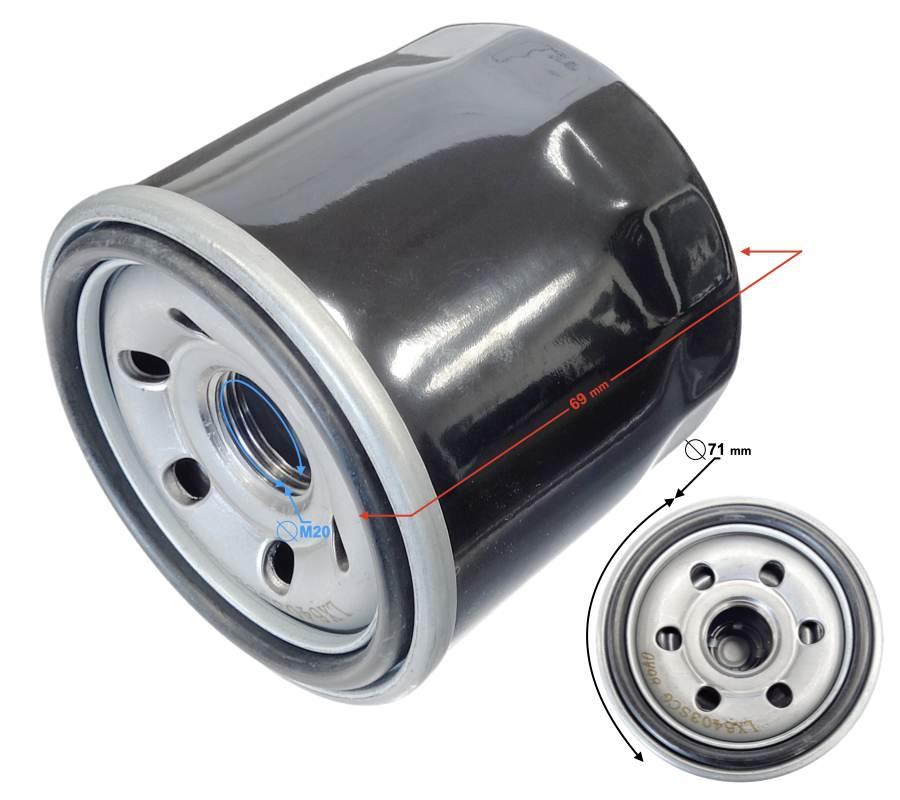 Filtr oleju voge 500ds 500ac 525 | FOLVOG016