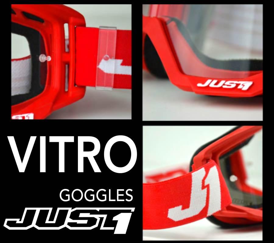 Gogle motocyklowe just1 vitro niebieskie - zdjęcie 2