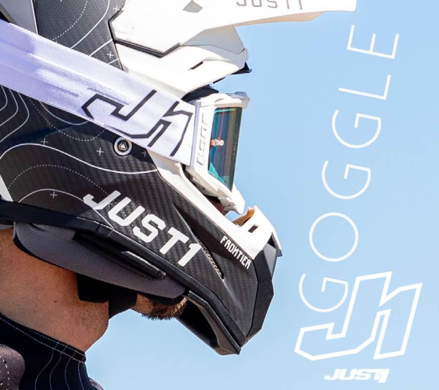Gogle motocyklowe just1 vitro niebieskie - zdjęcie 6