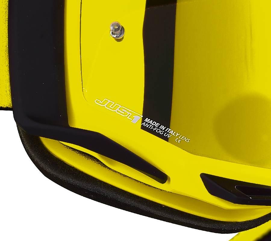 Gogle motocyklowe just1 iris track black yellow - zdjęcie 4