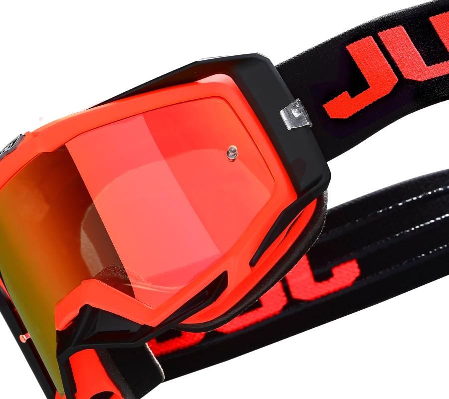 Gogle motocyklowe just1 iris track orange black - zdjęcie 6