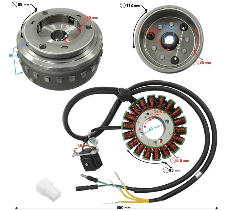Iskrownik z magnetem hyper 125 euro 5 | ISKFUE032