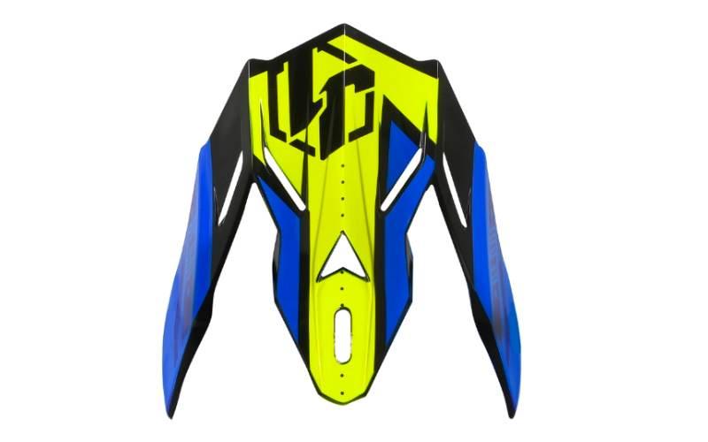 Daszek kasku just1 j38 blade black-yellow-red-blue - zdjęcie 2