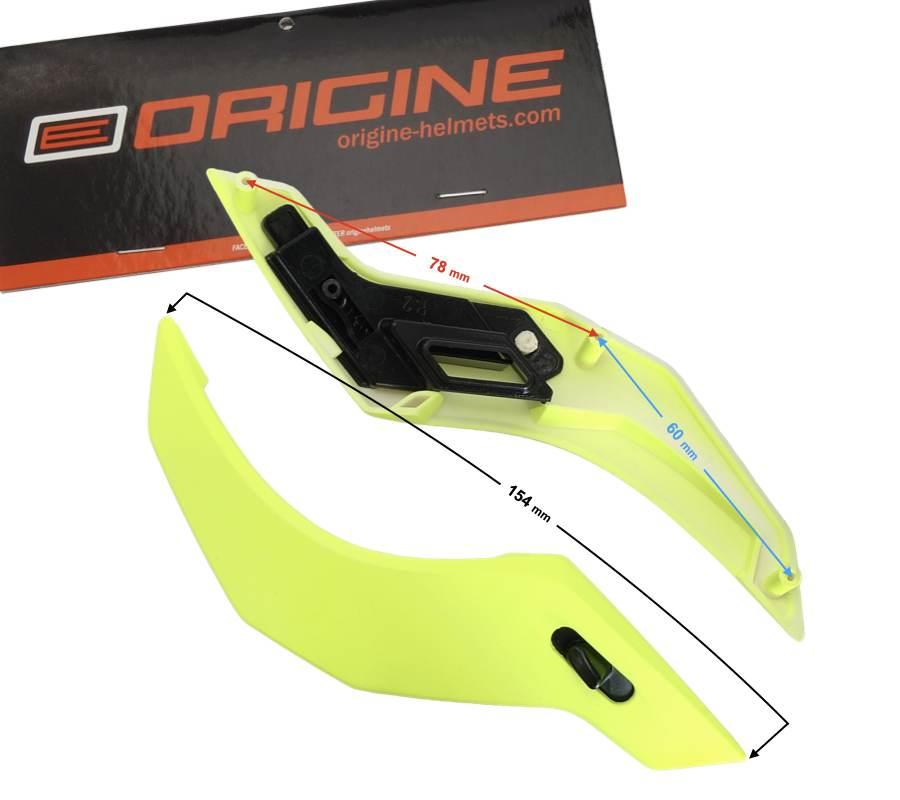 Wlot powietrza fluo yellow matt strada | KASORI1068