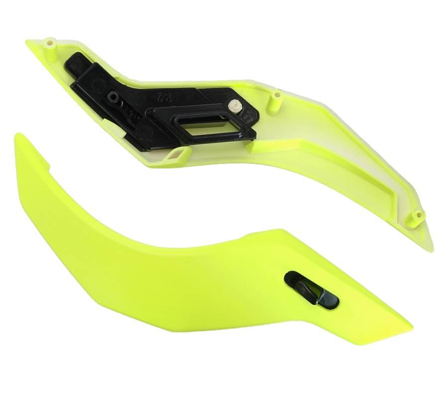 Wlot powietrza fluo yellow matt strada | KASORI1068 - zdjęcie 2