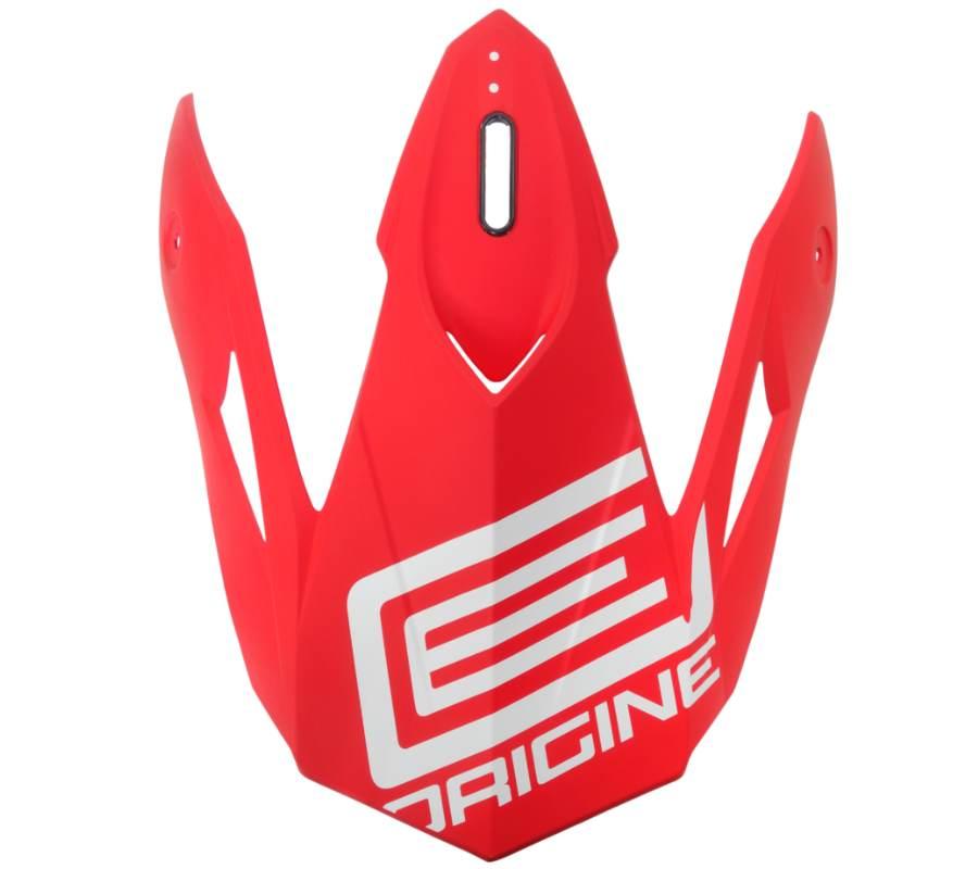 Daszek kasku origine hero peak mx red-white - zdjęcie 2