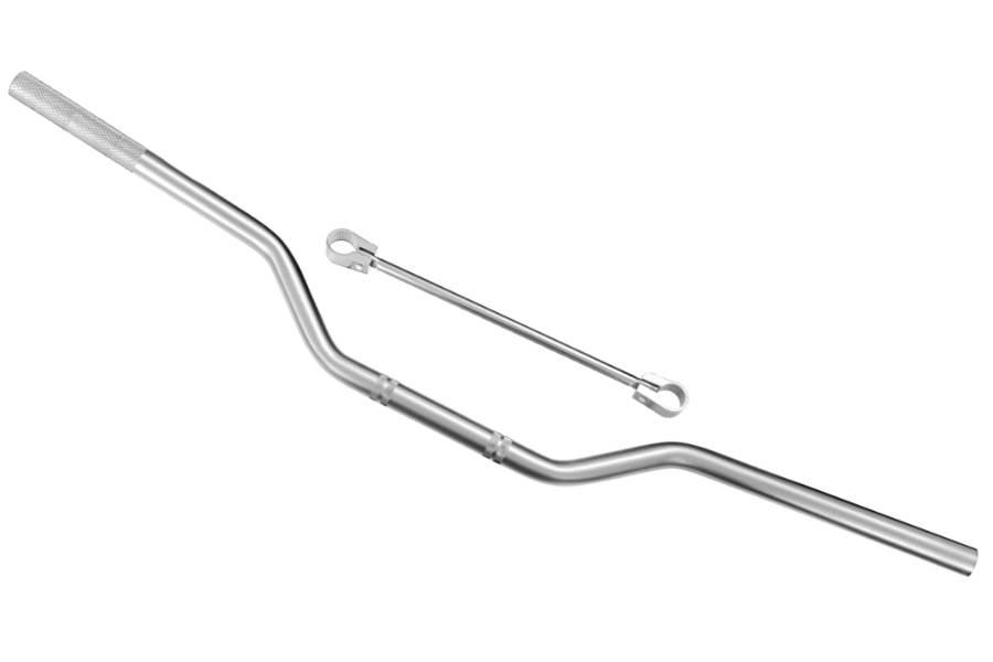 Kierownica uniwersalna naked cross 22mm srebrna - zdjęcie 2