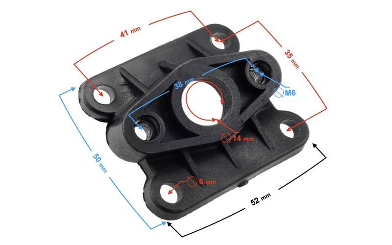 Króciec ssący gaźnika pocket bike | KSSMR4T050POJOY000PB1