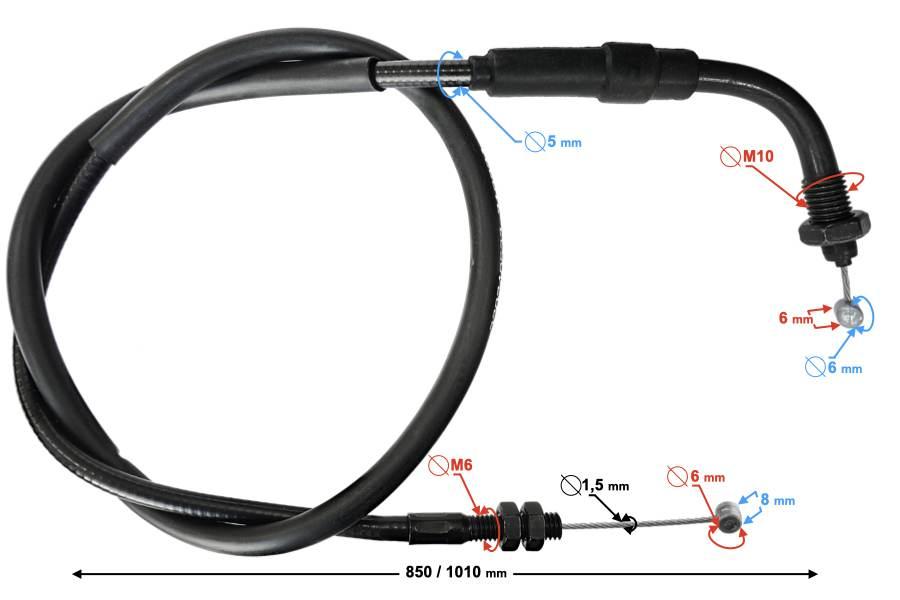Linka gazu voge 300ac | LGAVOG040