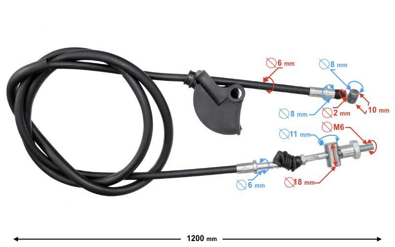 Linka hamulca przedniego ranger classic | LHAMRRC1HPWON000