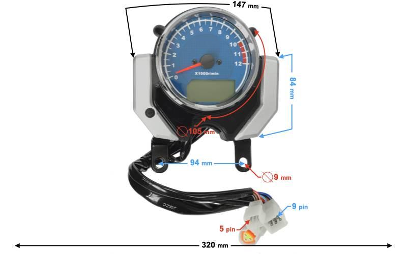 Licznik classic 125 | LICMLC51ASEN000