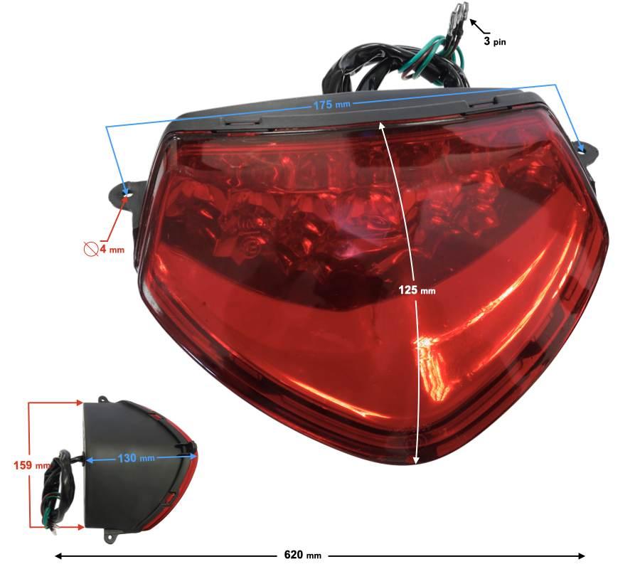 Lampa tylna volcano 50 | LTYTIA027
