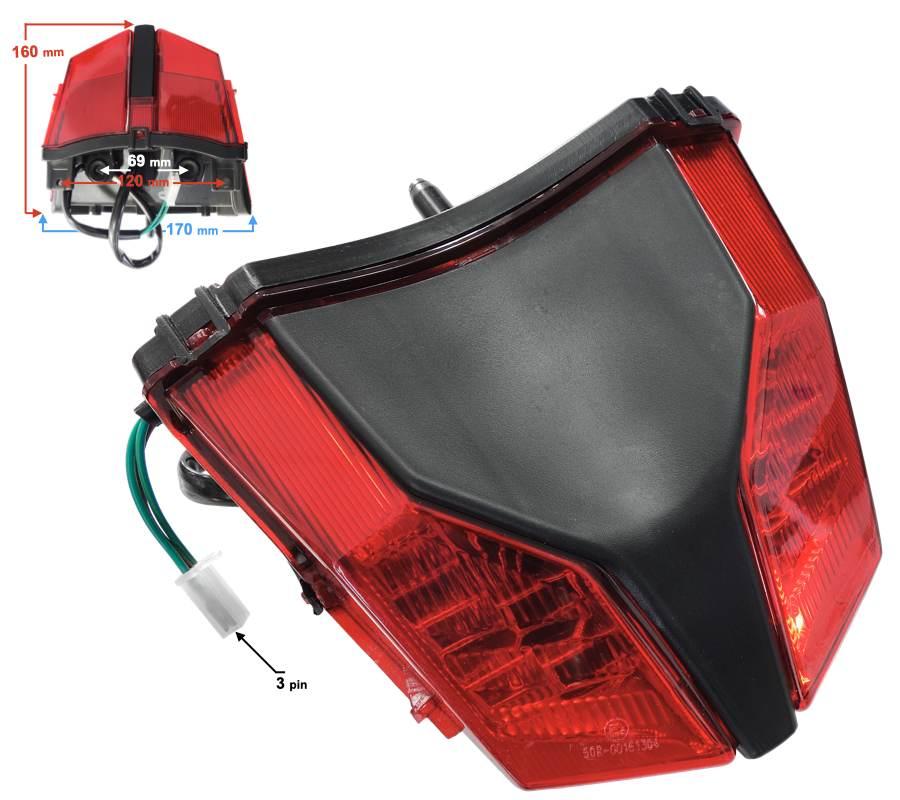 Lampa tylna gt 125 | LTYTIA032