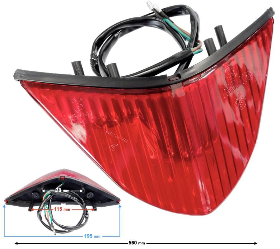 Lampa tył street-r 125 | LTYTIA038