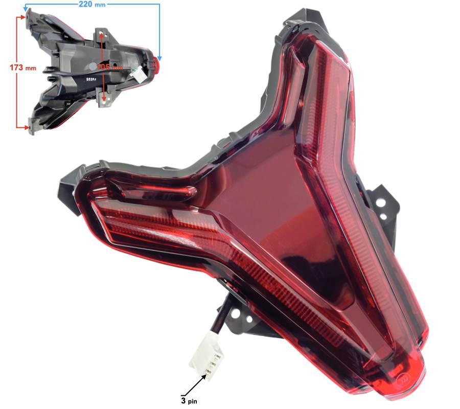 Lampa tył voge 125r | LTYVOG045
