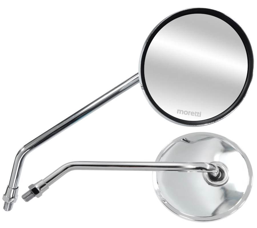 Lusterka r r średnica gwintu 10mm ranger classic srebrne z homologacją - zdjęcie 2