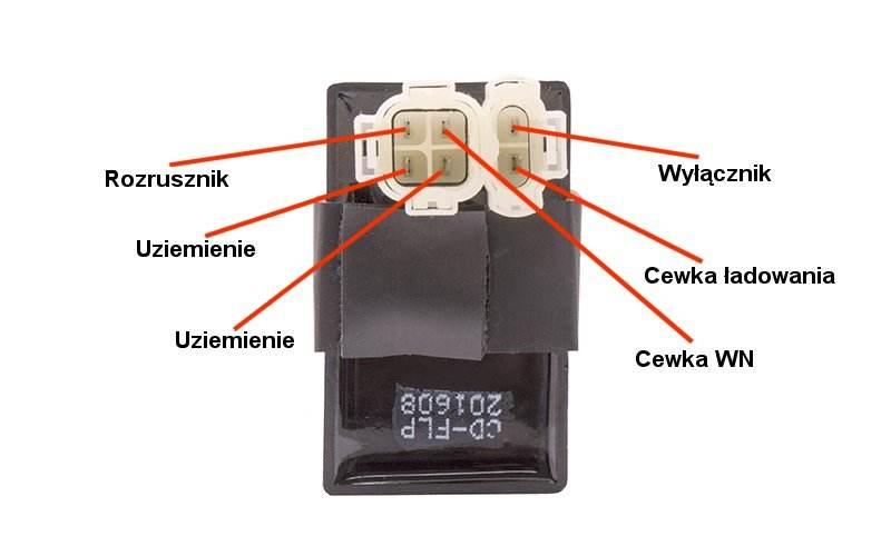 Moduł zapłonowy skuter b-max | MZASKBM1TAR000 - zdjęcie 4