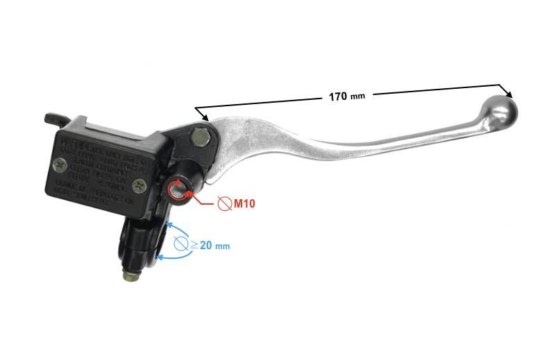 Pompa hamulcowa przednia skuter b-max | PHASKBM1PRZTAR000