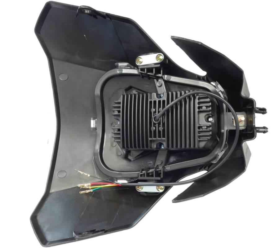 Reflektor przedni led db250 mzk czarny | REFMIK055 - zdjęcie 3