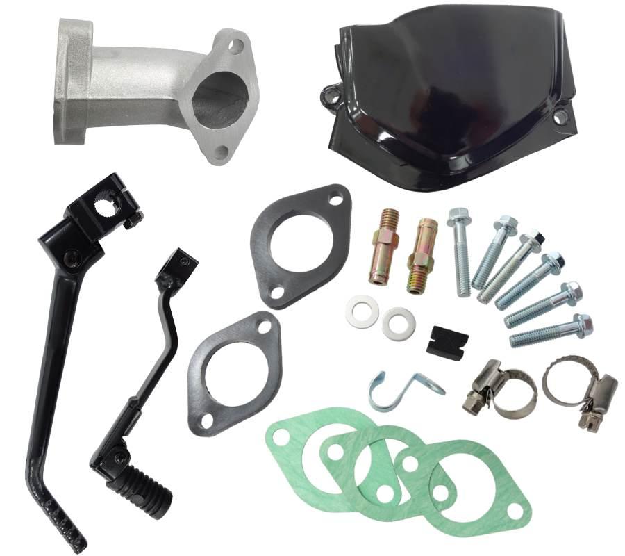 Silnik poziomy 1p60fmj150cc 4t4-biegowy manualczarnyz rozrusznikiem - zdjęcie 4