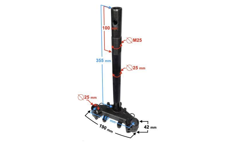 Sztyca kierownicy scalpel | SZTSEL010