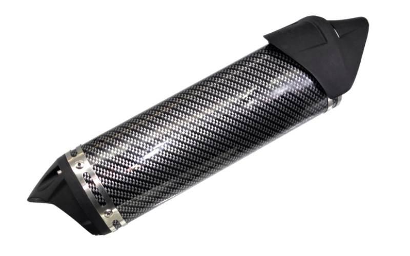 Tłumik tunningowy uniwersalny aluminium06 kolor czarny - zdjęcie 4